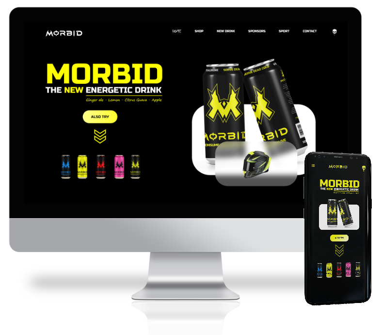 image mockup site morbid